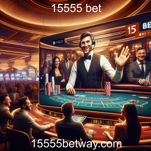A Experiência do Cassino Ao Vivo no 15555 Bet